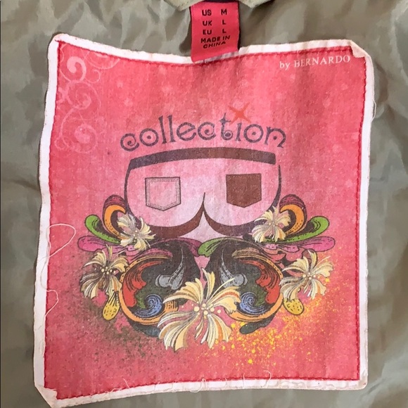 By Bernardo Collection olive green moto jacket. - Picture 7 of 8